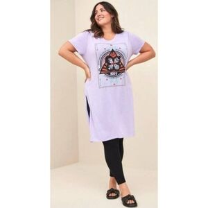 🪷Torrid Purple Graphic Short Sleeve Tee